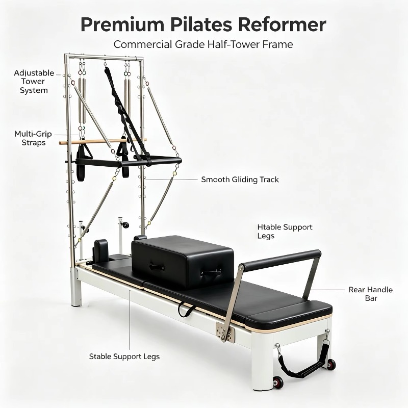 Pilates Reformer Spring - YTTIN Premium Commercial Pilates Semi High
