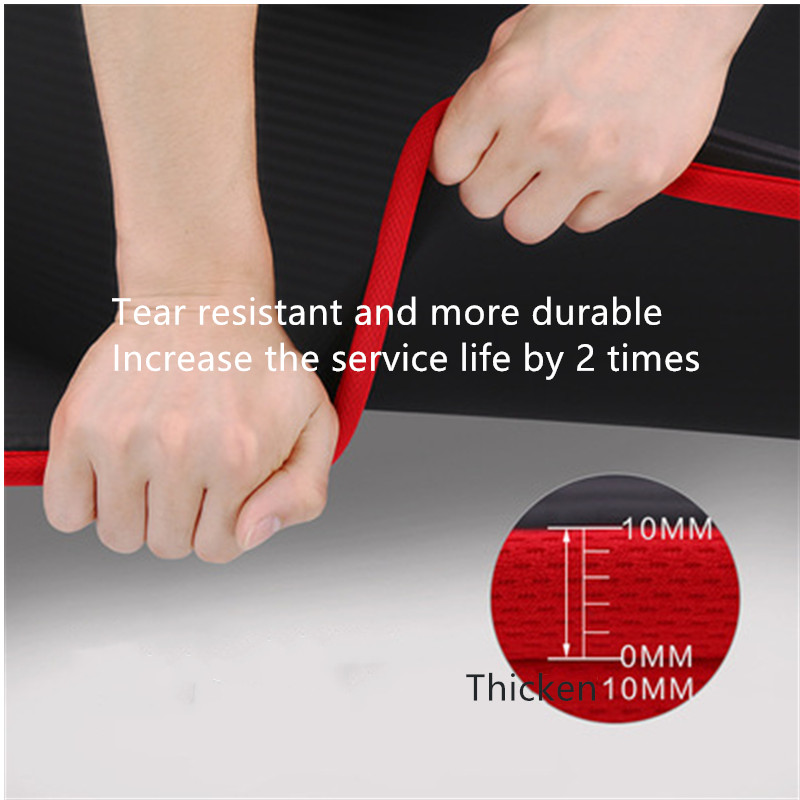 10mm Non-Slip Yoga Mat 183cm*6 - Pilates Yoga Mat review and price