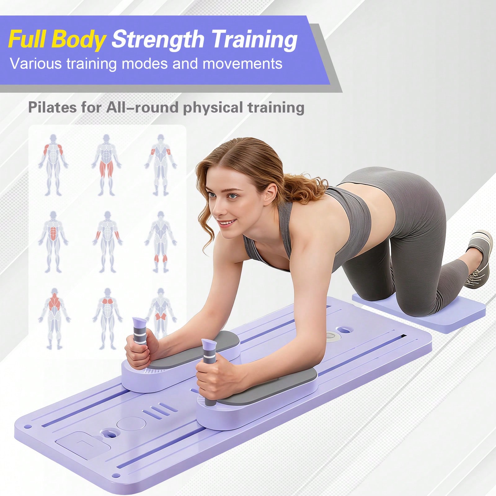 Pilates Reformer With Bar, Pil - Pilates & Yoga Elastic Band review and price