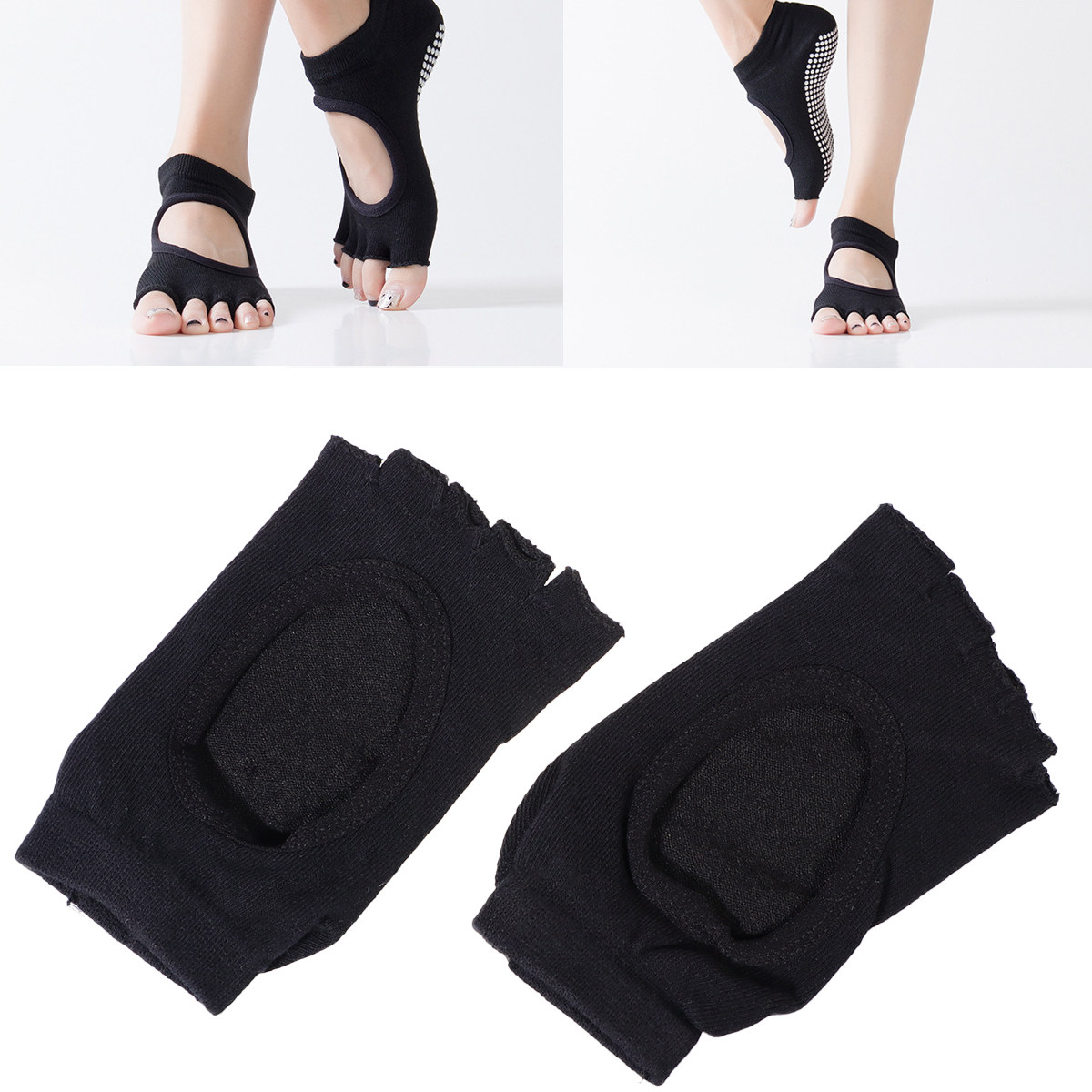 Women Five Toe Yoga Socks Non  - Pilates Yoga Exercises review and price