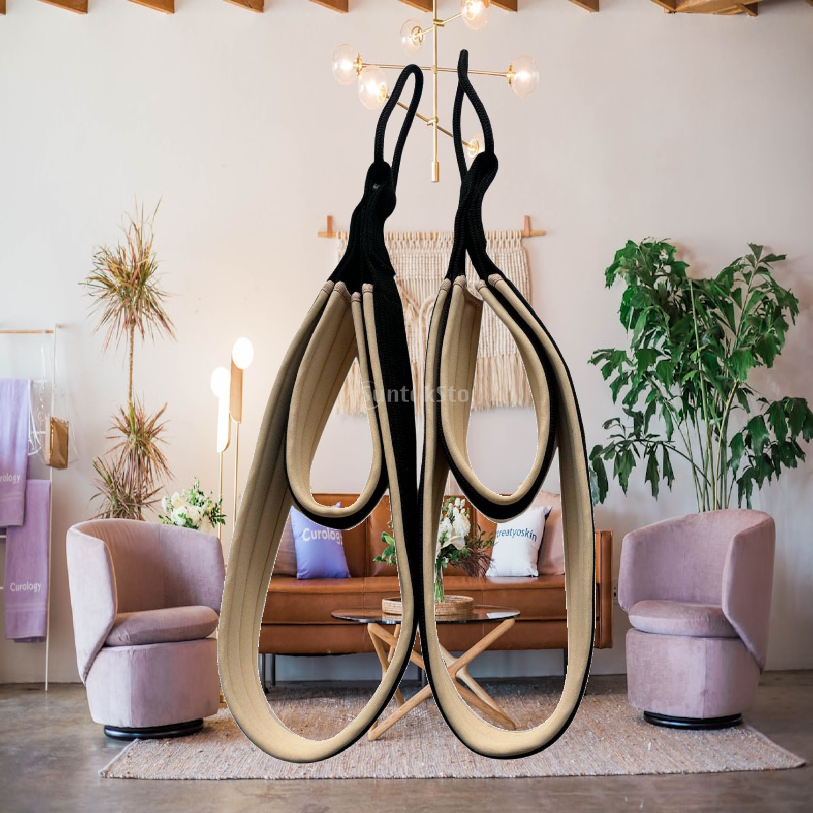 Pilates Overhead Handle Non-Sl - Pilates & Yoga Elastic Band review and price