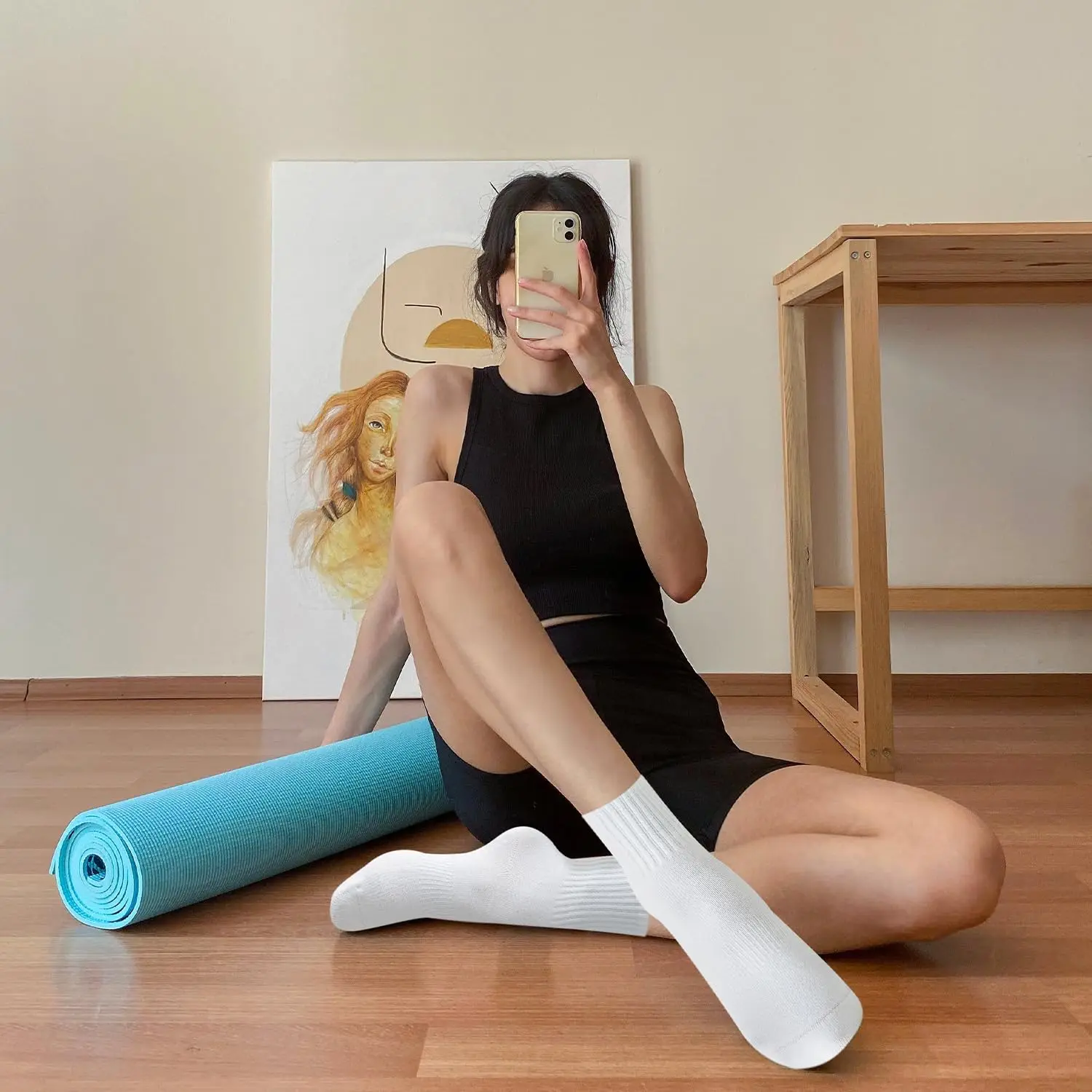 4 pairs of women's yoga socks, - Pilates & Yoga Elastic Band review and price