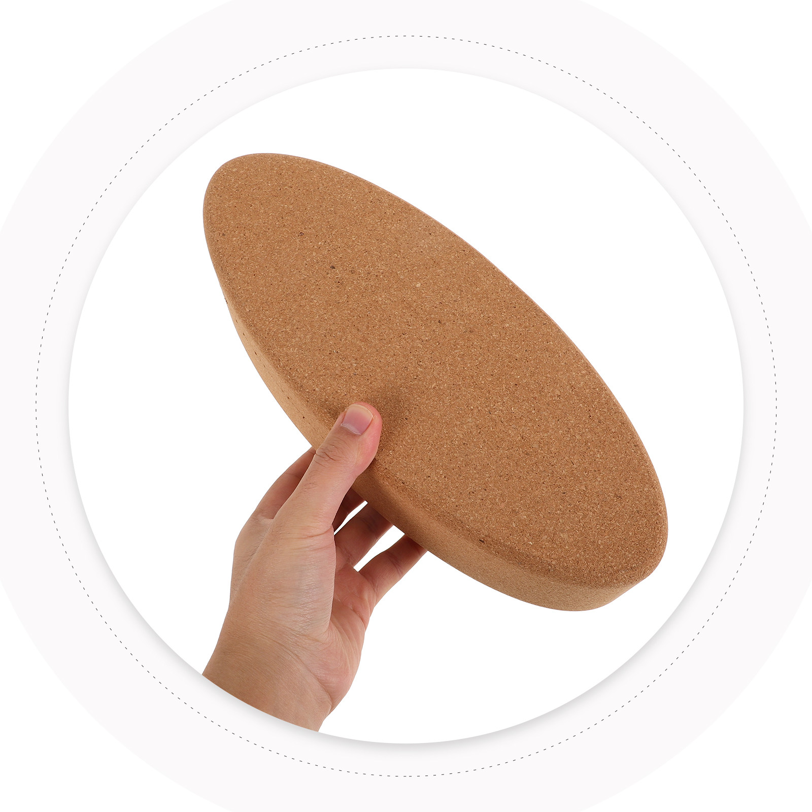 Oval Shaped Cork Yoga Block Su - Yoga Block Cork review and price