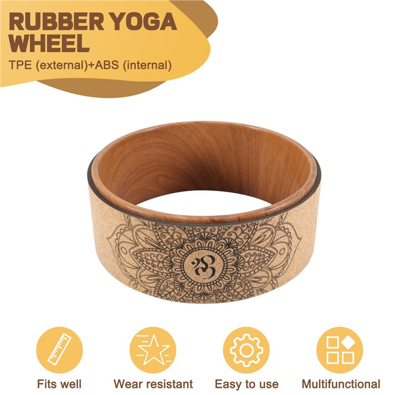 Superior-Cork Yoga Wheel For Y - Yoga Wheel Dharma review and price