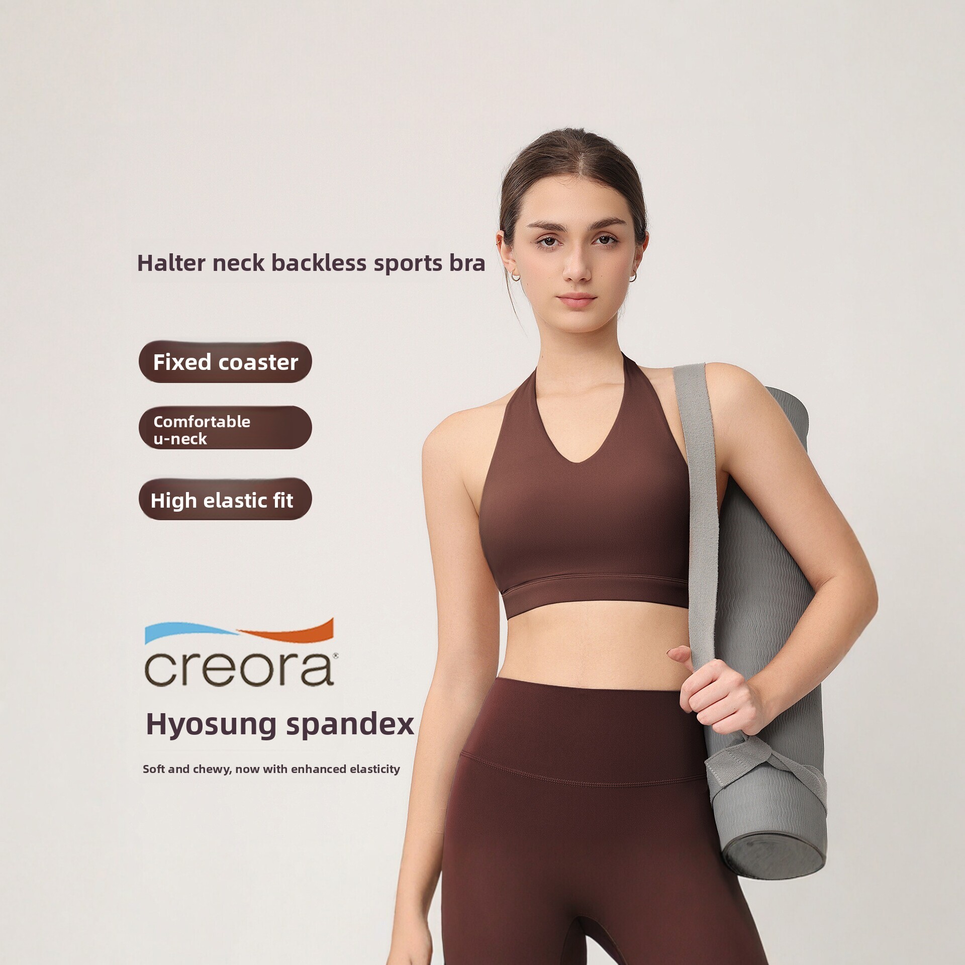 Women's Halter Sports Bra with - Pilates Yoga Exercises review and price