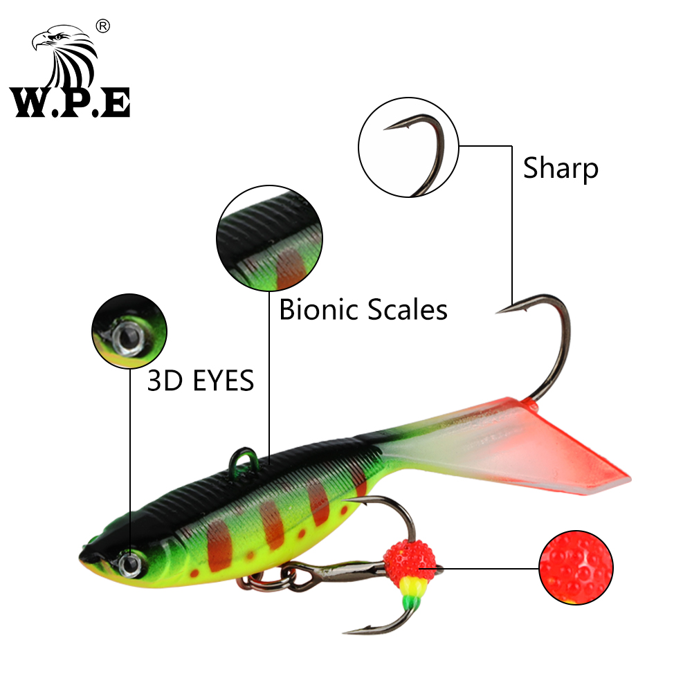 W.P.E Ice Fishing Lure 1pcs 60 - Balance Board Wobble review and price