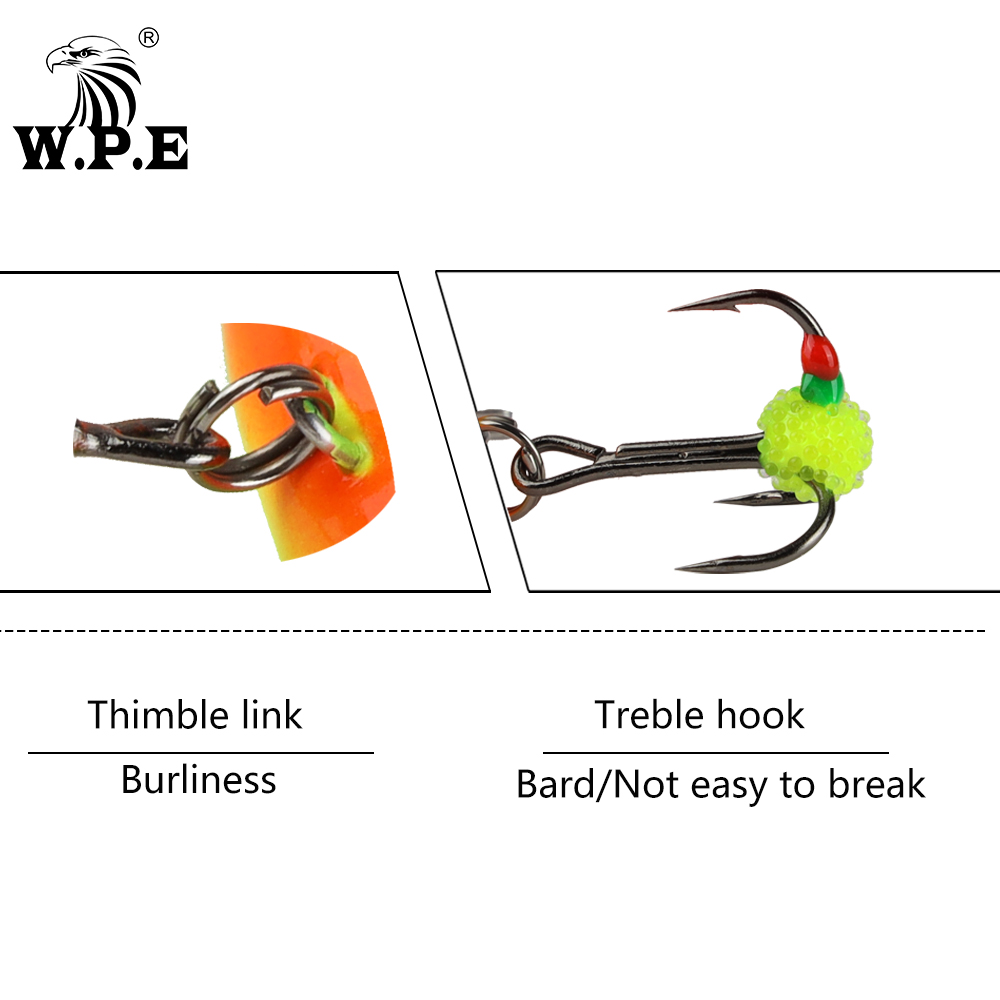 W.P.E Ice Fishing Lure 1pcs 60 - Balance Board Wobble review and price