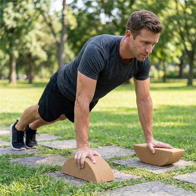 A07T-Yoga Blocks- High Density - Yoga Block Cork review and price