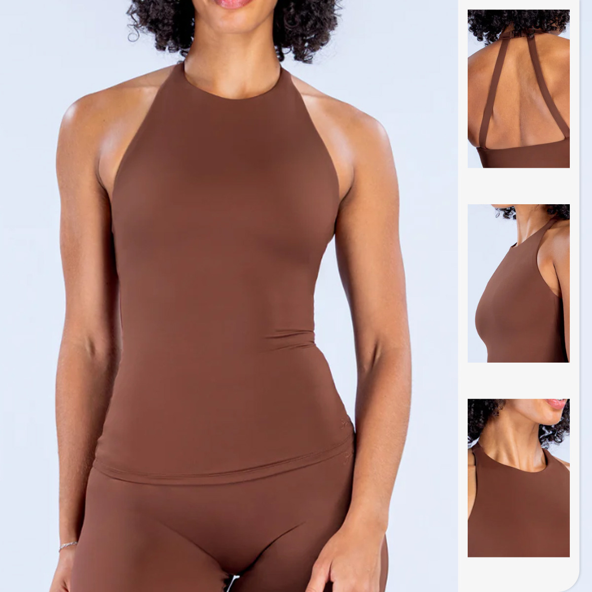 Women Halter Tank Top Built In - Pilates Yoga Wear review and price