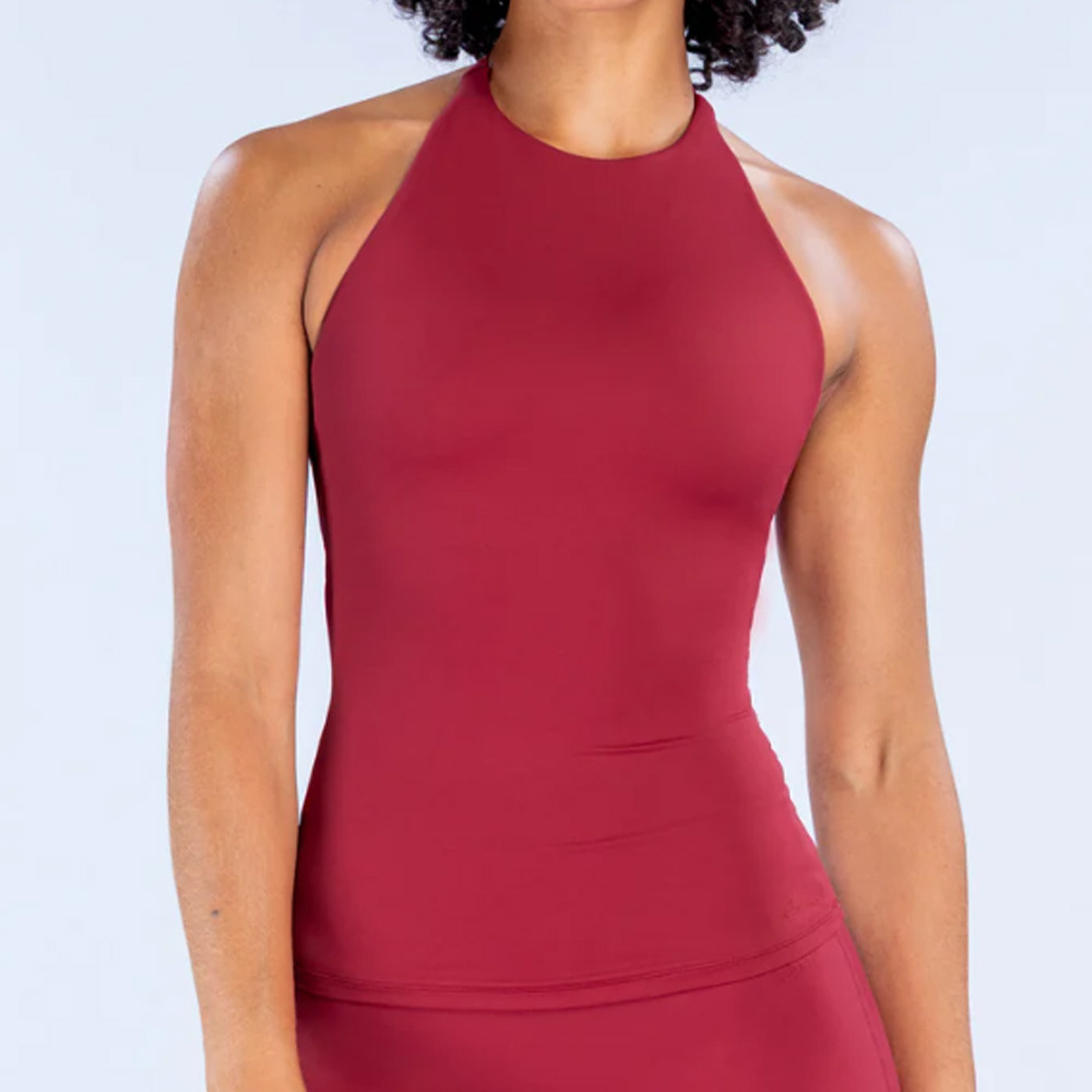 Women Halter Tank Top Built In - Pilates Yoga Wear review and price