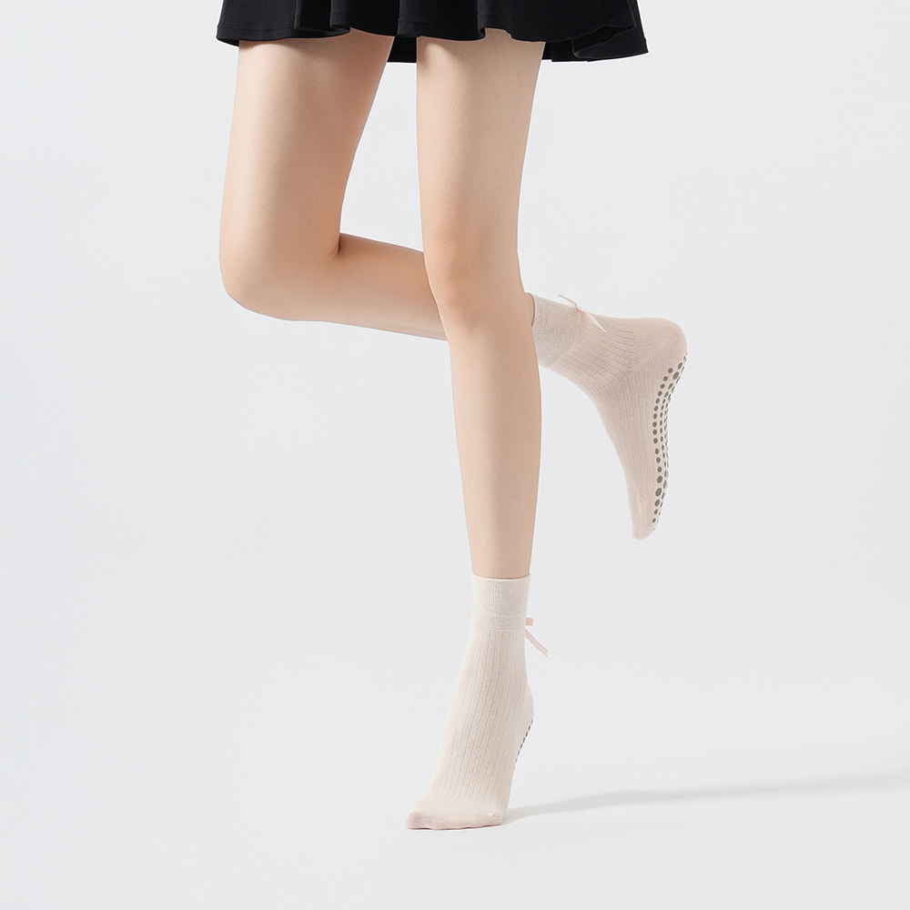 Cute Bowknot Yoga Socks Girls  - Pilates & Yoga Elastic Band review and price